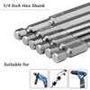 Mesee 23 Pieces 4 Inch Long Magnetic Screwdriver Bit Set,