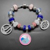 muiot JACK AND JILL Sorority Bracelet JJ 1938 Rhinestone Letter