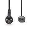 Nedis Power Cable - Earthing Contact Plug - IEC-320-C19 -