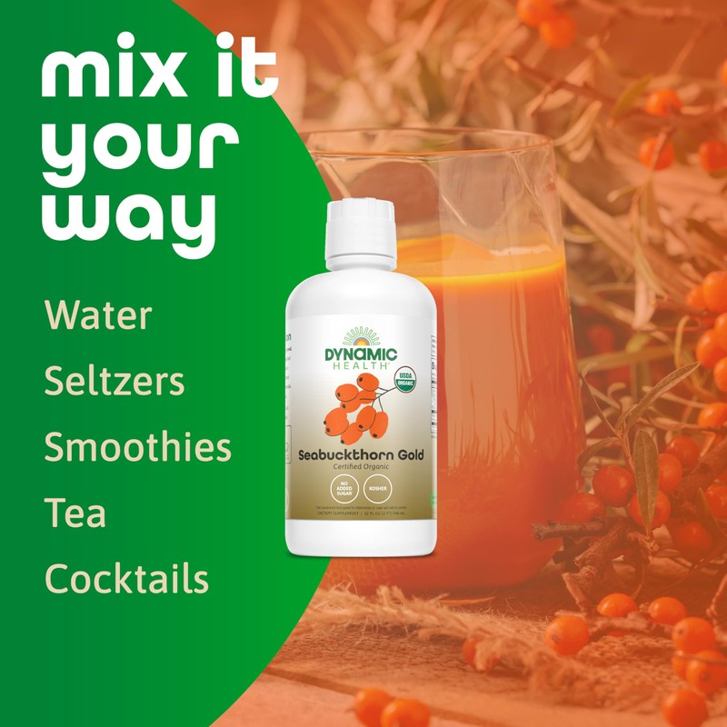 Dynamic Health Seabuckthorn Gold Organic | 32 oz