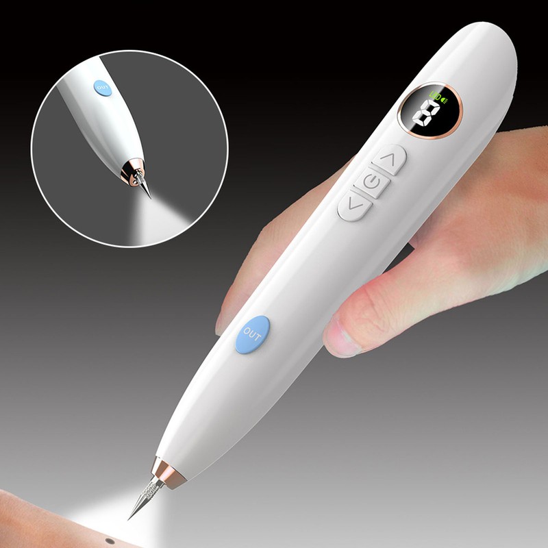 Spot Removing Beauty Pen LED Screen Adjustable 9 Gears Plug