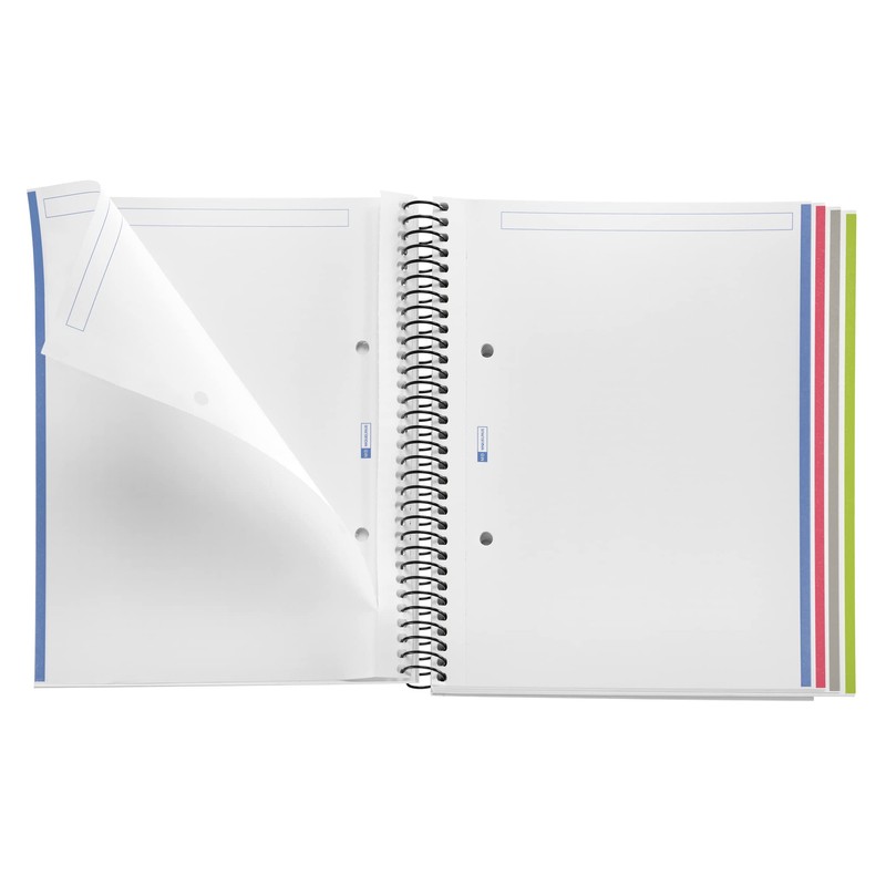 Mr Basicos 2121-quaderno, Graphite, 4 colours, A5, 160 pages, plain