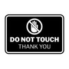 Signs ByLITA Classic Framed Do Not Touch Thank You Sign