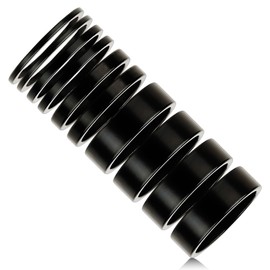 10 Stück Spacer Fahrrad, Spacer 1 1/8 Zoll, 2 3 5 10mm Aluminium Lenker, Platte Spacer Fahrrad Ahead Kappe Fahrradlenker Erhöhung Lenkererhöhung Vorbau Set Lenker, Spacer Fahrrad