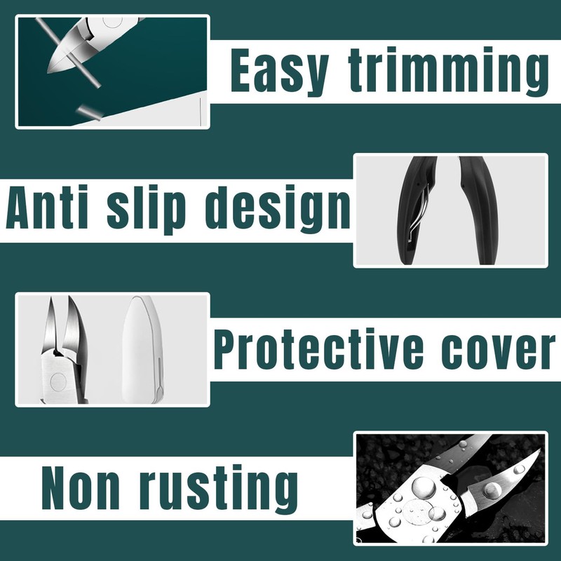 Toe Nail Clippers for Thick Nails,Heavy Duty Professional Nail Clippers