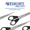 Westcott Scissors 7 Inch (17.8 cm) Black Left-Handed Office Scissors