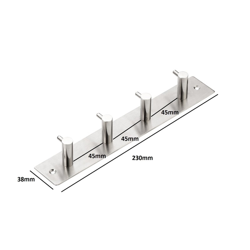 brand_quality Coat Robe Hook Hat Clothes Towel rack Unit 1-8