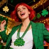 18PCS St. Patrick's Day Necklaces and 3PCS Freckles Temporary Glitter