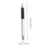 TEHAUX Stylus Pen for Touch Screens Silver Capacitive Disc Fiber