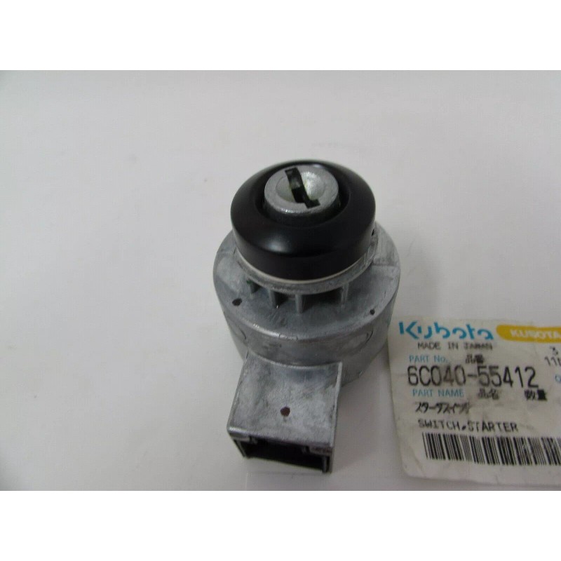 Kubota NEW GENUINE KUBOTA IGNITION SWITCH PART # 6C040-55412