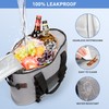 20 Cans Insulated Cooler Bag, Leakproof Collapsible Outdoor Portable Cooler