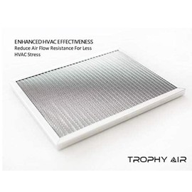 Trophy Air 18x30x1 HVAC Furnace Air Filter Lasts a Lifetime, Washable, 6 Stage Micro Allergen Defense, Healthier Home or Office, Made in The USA 18x30x1