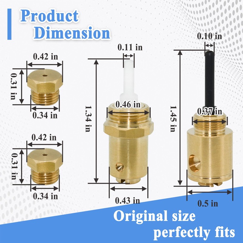 Ebrmeiwo W11581316 Gas Dryer Liquid Propane Conversion Parts for 29-Inch