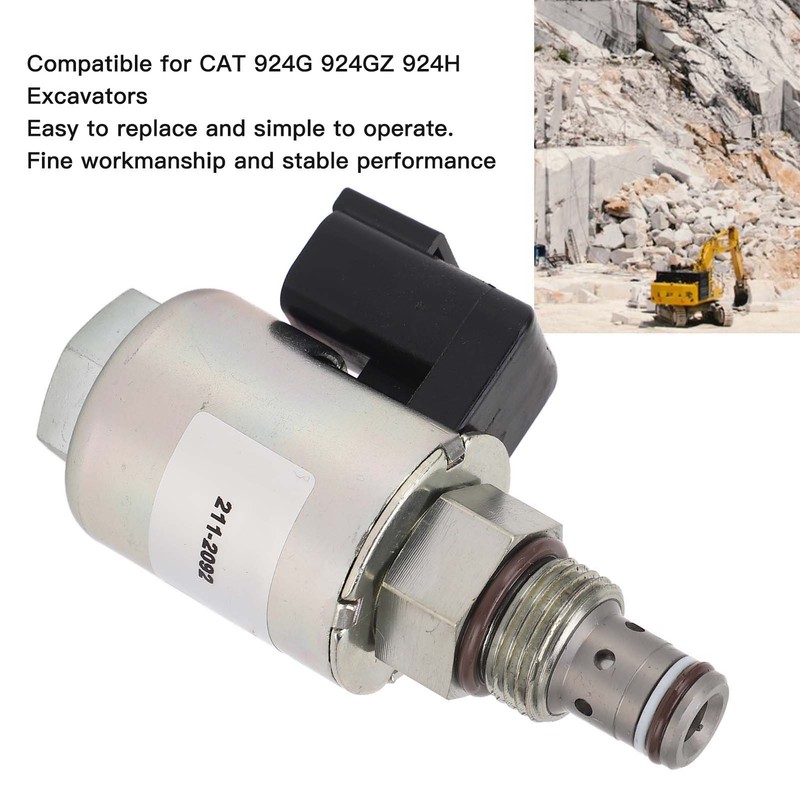 Solenoid Valve Electric Alloy Steel Solenoid Valve Replacement for CAT