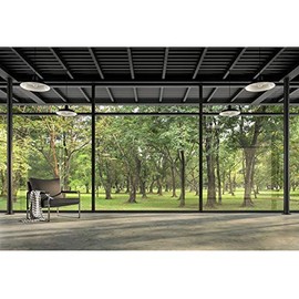 Yeele 7x5ft Business Office Window View Backdrop Modern Living Room Interior Photography Background Work at Home House Online Meeting Video Conferencing Photo Studio Props