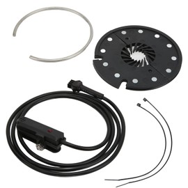Bike Power Pedal Assist Sensor, KT D12R 12 Magnets Electric Bicycle Power Pedal Assistant Speed Sensor with Ordinary Plug for Conversion