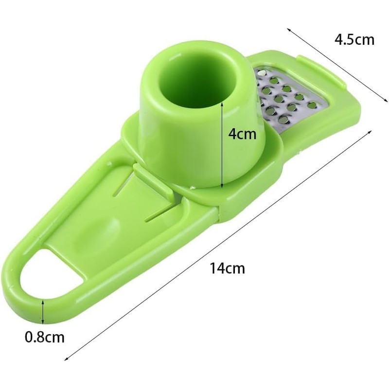 Green Multifunction Ginger Grater Tool Mini Grater Nutmeg Grinder Garlic,