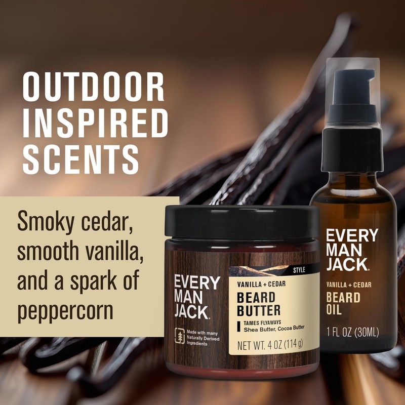 Every Man Jack Beard Oil & Scruff Softening Butter Bundle