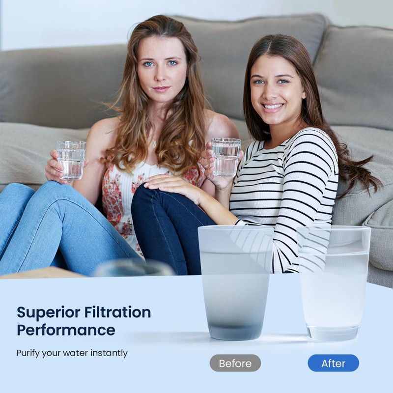 GLACIER FRESH EDR3RXD1 Compatible with 4396841 Refrigerator Water Filter, KAD3RXD1,