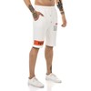Redbridge Men's Shorts Sweat Pants Jogging Bottoms NASA Logo, cream