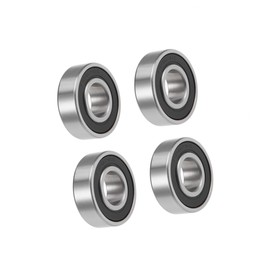 A ABSOPRO 6202-2RS Deep Groove Ball Bearings Z2 15mm X 35mm X 11mm Double Shielded Carbon Steel 4pcs Item Replacement