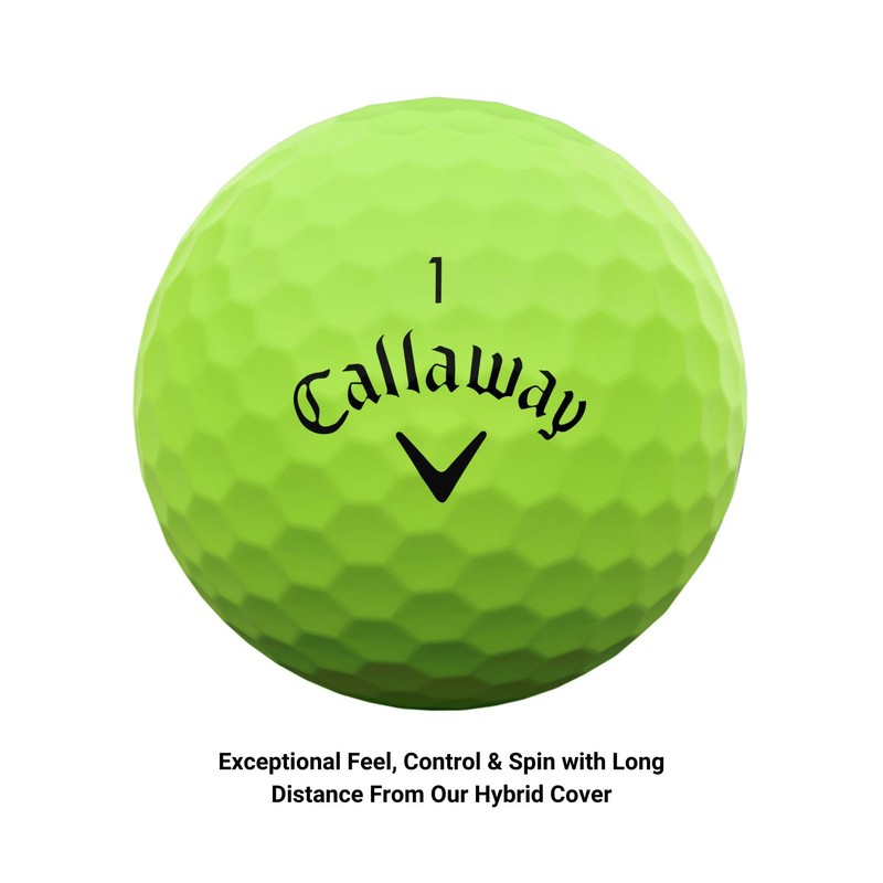 Callaway 2023 Supersoft Golf Balls, Green (Pack of 12)