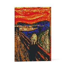 JEKCA The Scream Brick Painting 01S | Painting Plastic Building Blocks | Age 14+