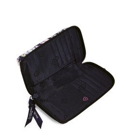 Vera Bradley Pulsera de algodón para smartphone con protección RFID, Bloom Boom Navy - Algodón reciclado, Talla unica