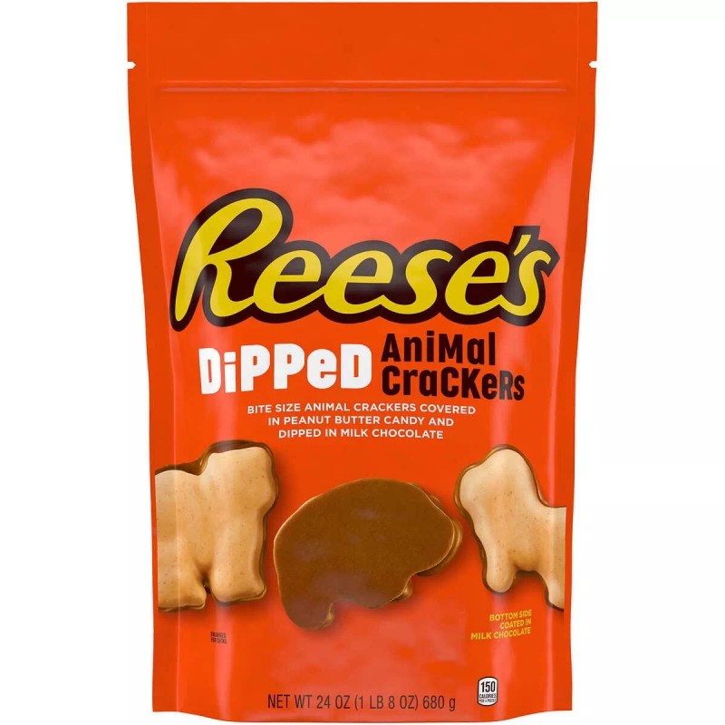 Reese's Reese’s Dipped Animal Crackers 24oz Kosher Peanut Butter Milk