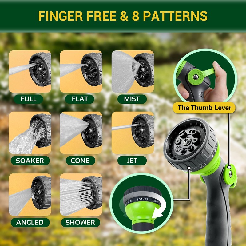 360 GADGET Garden Hose - Water Hose 25 FT with