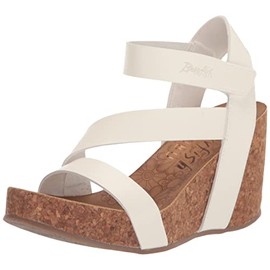 Blowfish Malibu Womens Hapuku Wedge Sandal, Coconut Dyecut, 8.5M