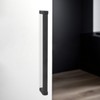 KOMOTIA 10 Pack Matte Black Cabinet Pulls knurled 7-1/2 Inch