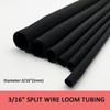 Split Mesh Cord Sleeve Loom Tubing Cable Cover Braided Cable