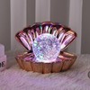 Sea Shell Lamp Pearl Rose Gold Pink Night Mood Light