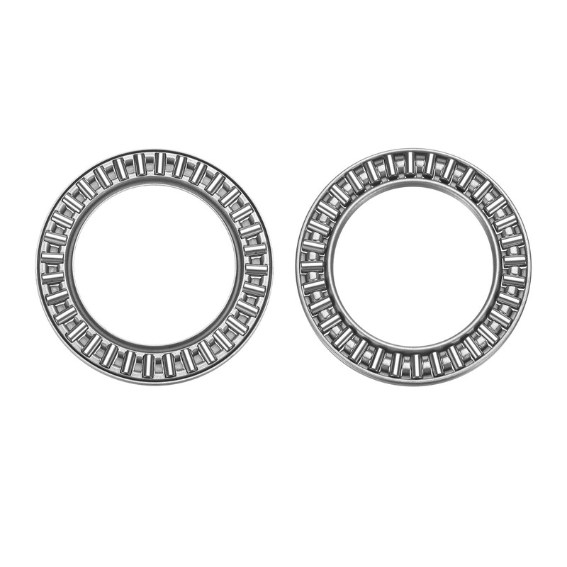 sourcing map 2 Sets AXK4060+2AS Thrust Needle Roller Bearings with