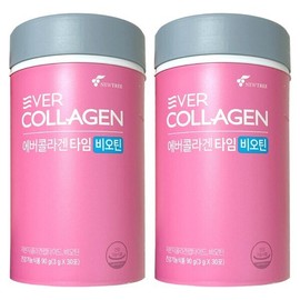 Ever Collagen Time Biotin Low Molecular Collagen Peptide 3g 60 packets 2 months supply / 에버콜라겐 타임 비오틴 저분자콜라겐 펩타이드 3g 60포 2개월분