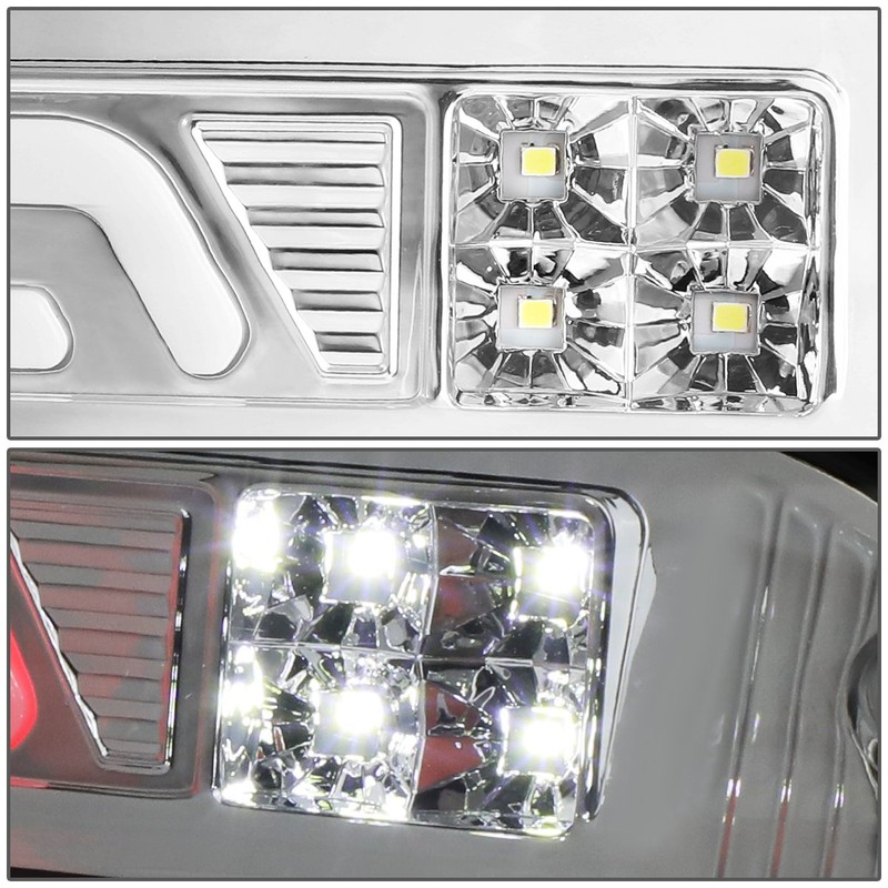DNA MOTORING 3BL-DRM02-3D-LED-CH Chrome Housing 3D LED High Mount 3rd