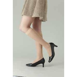 Medical Elastic Stockings rekkusufitto rxfit Thin Socks Toe Free Medium Pressure Large midyiamube-zyu 1053 