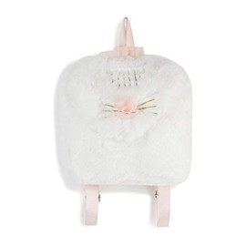 Billiblush Layette Faux Fur Backpack Rice (Beige) - H20, beige