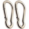 Spring Snap Hook 316 Marine Stainless Steel Climbing Locking Carabiner