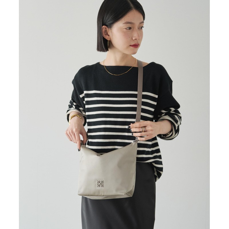 Rasit RUZ1042422A0006 Clouds Nylon Simple Shoulder Bag 10.9 oz (310