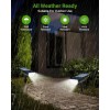 4-Pack Outdoor Solar Spotlights – 3 Brightness Modes, LED Landscape