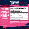 Laevigo Liposomal NAD+ Supplement 1200mg High Absorption, Cellular Energy &