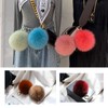 ENJOYFUR Real Fox Fur Pompom Keychains Fluffy Furry Bag Charm