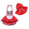 IBTOM CASTLE Little Red Riding Hood Costume, Toddler Girls Baby