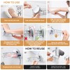 LEVERLOC Bar Soap Holder with 4 Hooks, Wall Mounted Soap