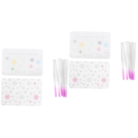 Healeved 400 Pcs Packs Fake Tips Builder False Nails Fiber Nail Glass Fiber Gel Silk Nail Extension Kit Glass Nail Fiber with Scraper Fiberglass Gel Tips Nail Art Accessory Manicure Extend