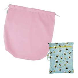Kit Bolsa Impermeable Grande  Bolsa Chica Estampada Ecopipo                                                                                           