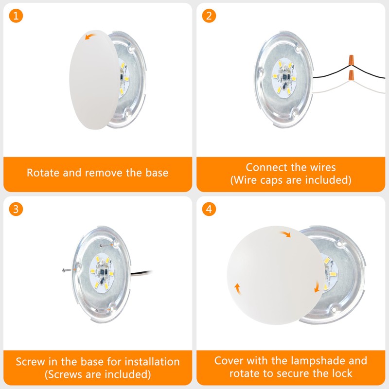 RVsmattly 6 Pack RV Interior Lights,3.25 in.Puck Lights Interior DC12V