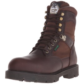 Georgia Boot mens Homeland 8" St Work Boot-m Georgia Met Guard Boot, Brown, 10.5 Wide US